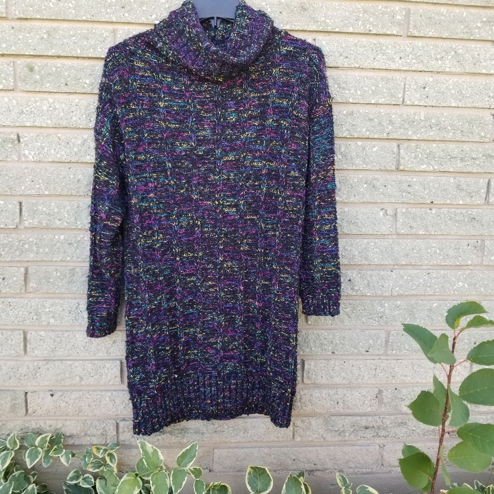 Robin Ross vintage multi color knit sweater EUC
